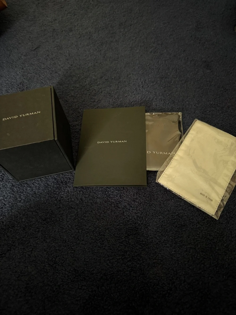 David Yurman Two-Tone Cable Bracelet with Gold Accent - Picture 6 of 8